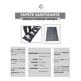 Tapetes (sanitizante, Desinfectante)  Armable 60x40 5 Pzas