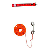 Diver From Below Safety Smb Marker Buoy From