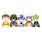 20 Mascaras De Star Wars Vader Yoda R2d2 Trooper C3po Leia