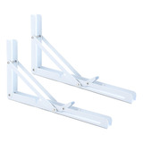 2 Soportes De Estante Plegables, Soportes De 12 Pulgadas