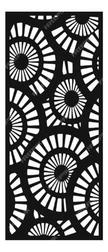 Panel Decorativo De Chapa Calada 0.60x1.20 Diseño Nº32