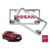Par Porta Placas Nissan Sentra 1.8 2016 A 2019 Original