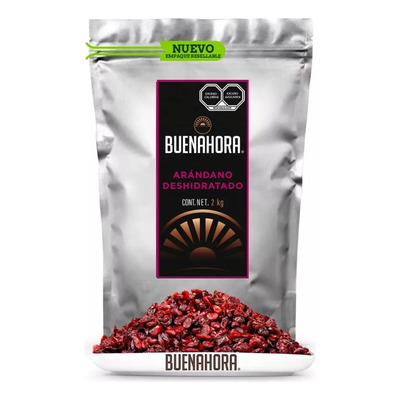 Arándano Deshidratado Buenahora 2kg Fruta Premium Rica En Antioxidantes Y Fibra Natural Frescura Garantizada -ideal Para Yogur Panes Repostería Ensaladas Y Mezclas Con Frutos Secos Dried Cranberries | MercadoLibre