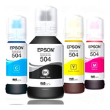 Kit Tinta Original Epson L6191 L4150 L4260 L4160 L6171 T504 