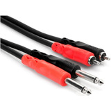 Hosa Cpr-202 Dual 1/4  Ts - Rca 2 Metros