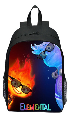 Nueva Mochila Escolar Impresa De Crazy Element City Con Dibu