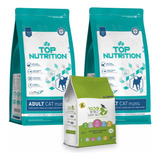 Top Nutrition Gatos Adultos 2 Kg + 2 Kg + Eco Cane 1,3 Kg