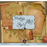 Colección Vintage Letters Scrapbooking X7 D'arteche Crafts