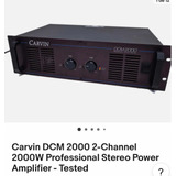 Potência Carvin Dcm2000