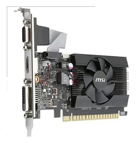 Placa De Video Nvidia Msi Geforce Gt 710 2gd3 Lp 2gb