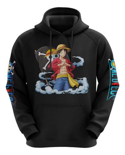 Blusa Moletom Cancuru One Piece Monkey D. Luffy Anime Ref 41