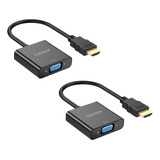 Clavoop Adaptador Hdmi A Vga, Hdmi Macho A Vga Hembra Conver