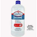 Alcohol Al 70° Liquido Microfiltrado 1 Lt  Sanyfarm R Isp