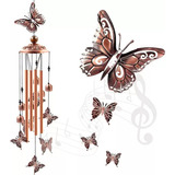 Carillones De Viento Con Forma De Mariposa Campanillas De Vi