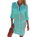 Traje De Bao For Mujer, Camisa De Playa, Bikini [u]