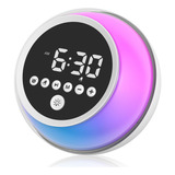Timefun Reloj Despertador Con Altavoz Bluetooth, Reloj Despe