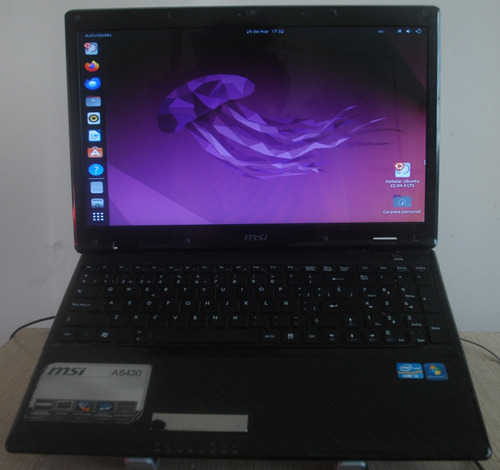 Notebook Msi A6430 I5-2450m 8ram Ssd240gb