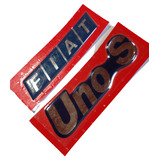 Insignia Emblema Baul Fiat Uno S 97/01 Calco Resinado