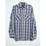 Camisa Mangas Largas Kevingston Diseño Cuadrille Impecable