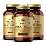 Vitamina D3 120 Capsulas - Solgar - Unidad a $3299