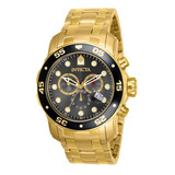 Invicta 80064 Pro Diver Para Hombre, Esfera De Carbón, Acero