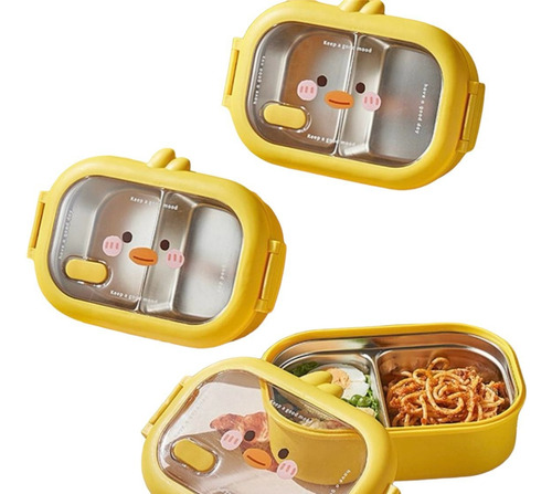 Lunchera De Acero Inoxidable Infantil 