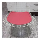 Kit 3 Un Almofada Assento Cadeira/ Banqueta Bertoia Vermelho