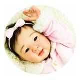  Bebe Reborn Menina Japonesa Real   Fio A Fio Com Enxoval 