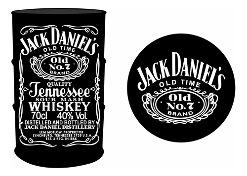 Adesivo Para Tambor Jack Daniels