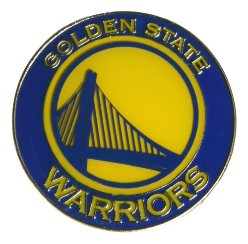 Nba Golden State Warriors Equipo Logo Pin, Color Del Eq...