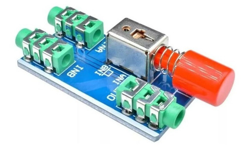 Modulo Conmutador De Audio Diy Switch 2 Entradas 1 Salida C