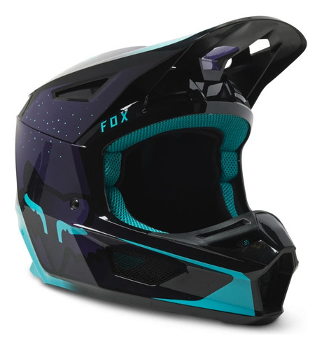 Casco Fox Cross V2 Vizen Brillante Adultos