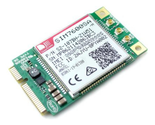 Sim7600sa-h Pcie Modulo Celular 4g Lte Cat4 Gprs Gsm Con Gps