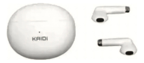 Fone De Ouvido In-ear Sem Fio Tws Bluetooth 5.0 Kaidi Kd-770 Cor Branco