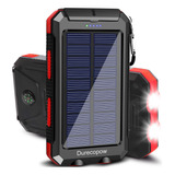 Durecopow Cargador Solar, 20000 Mah Portatil Al Aire Libre,