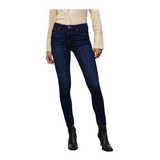 Jeans Tiro Alto De Dama Zara The Mid Waist Skinny