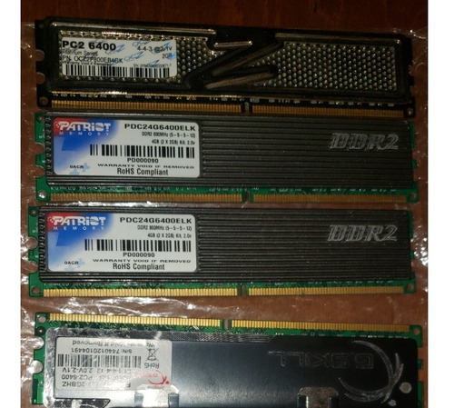 Memoria Ddr2 Varias Marcas. Nota El Precio Es Por Todas