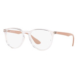 Óculos De Grau Armação Ray-ban Transparente Feminina Rb7046l