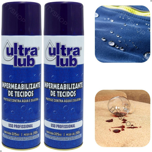 Impermeabilizante Sofá Tecidos Banco Estofados Spray 325ml 