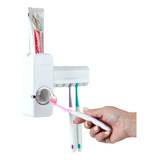 Dispensador Automatico Para Pasta Dental Con Porta Cepillos 