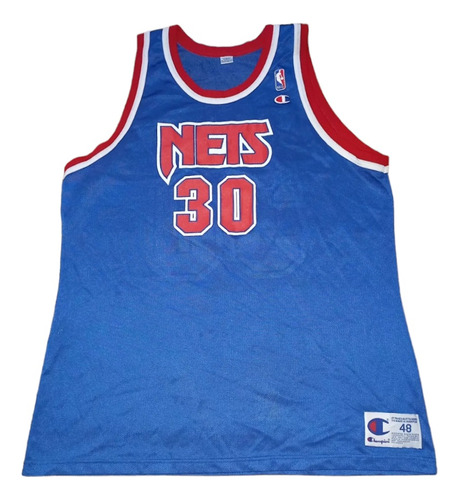 Camiseta De Los Nets Nba 1996/97 Champion #30 Kittles 