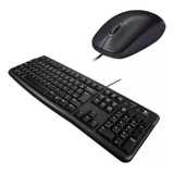 Kit Teclado E Mouse Usb Logitech Mk120 Tecrado Mauser