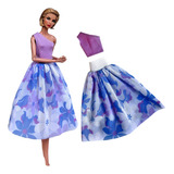 Conjunto De Saia E Blusa Para A Boneca Barbie Com Sapato