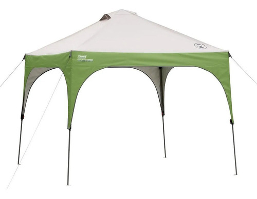 Carpa Articulada De Acero 3x3 Con Protección Solar Fps50 - Coleman Color Green