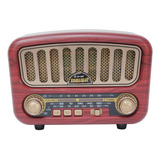 Radio Vintage Am Y Fm Parlante Bluetooth Recargable M-2012bt