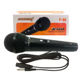 Microfono P98 Sunset De Karaoke Con Cable Incluido