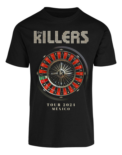 Playeras The Killers Rebel Diamonds Live On Tour Fte Y Esp