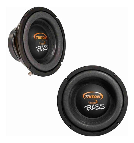 Kit 2 Alto Falante Triton Sub 8 Pol 200w Rms 4 Ohms 