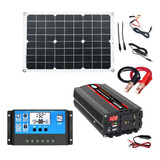 300w Kit De Panel Solar Inversor De Onda Sinusoidal Pura