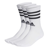 Kit Meia adidas Cano Alto Cushioned Crew 3 Pares Ht3458